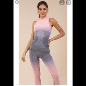 NWT gymshark ombré seamless vest sz M